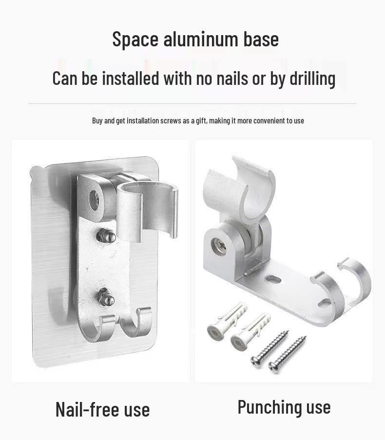 304 Stainless Steel Handheld Pressurized Filter Shower Head with Small Waist Design