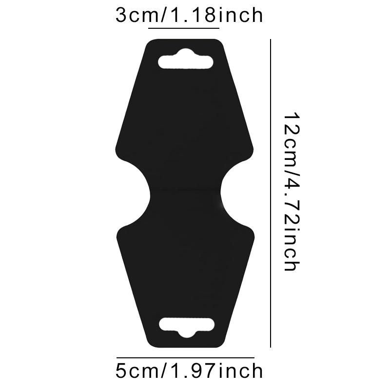 100PCS Fold Tag Set Jewelry Hang Tag Display Card for Necklace Bracelets Bangle Price Board Packaging Folding Card Wholesale ZYF