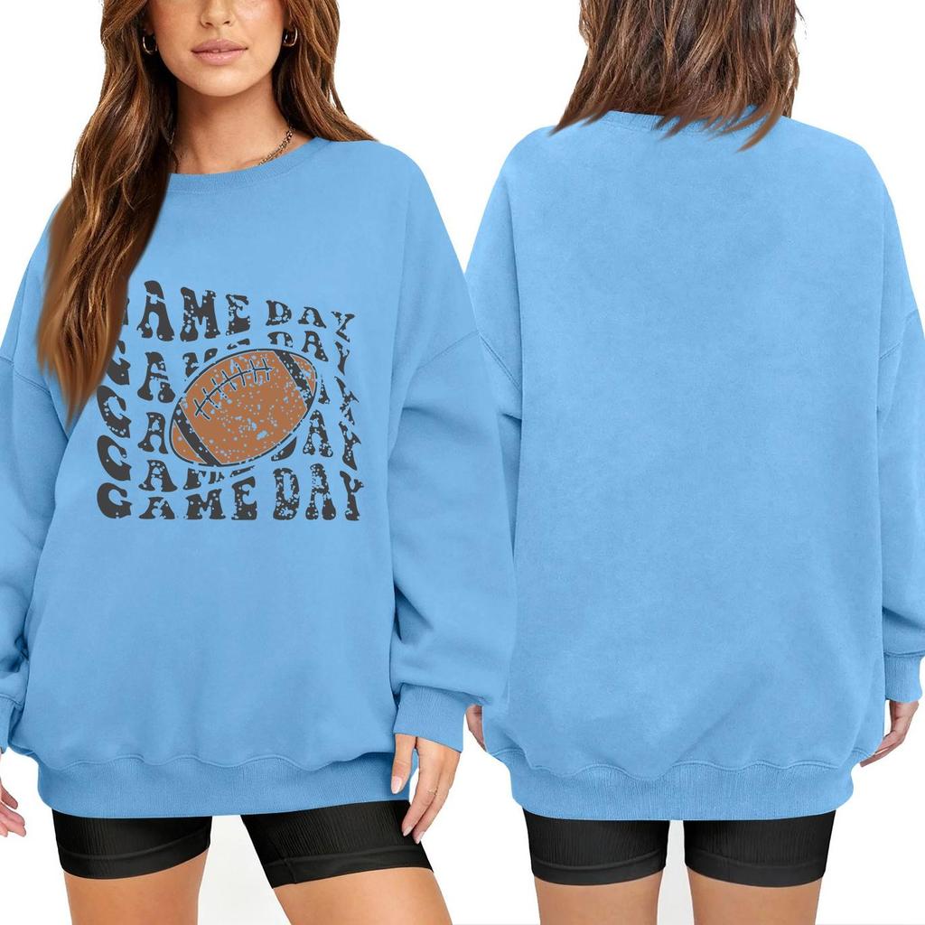 Unisex Lightweight Long Sleeve Neck Sweatshirt with Fashion Print for Everyday Wear
