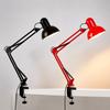 Foldable Desk Lamp Clip On Light Telescopic Eye Protection Retro Bedroom Office Computer Table Lamp Home Decor for E27 Bulb