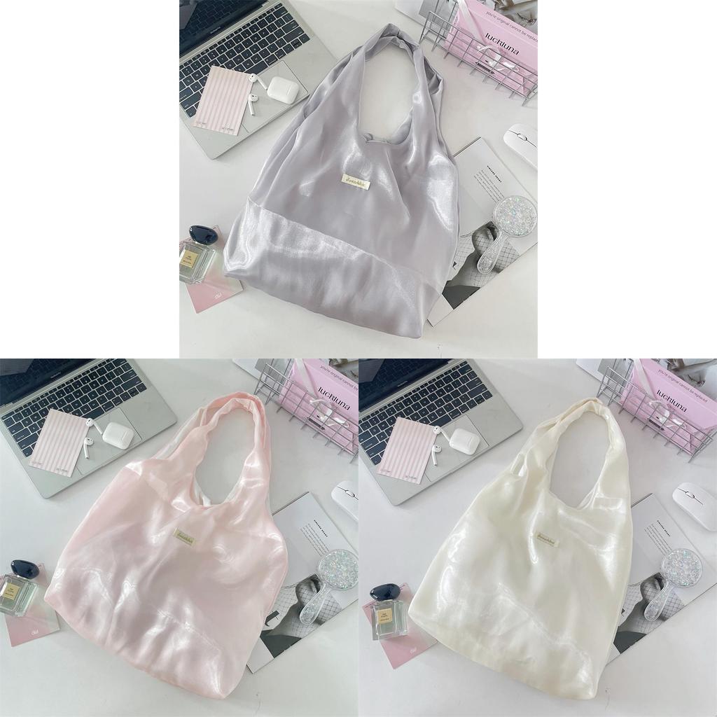 Street Style Tote Bag With Polyester Fabric Large Capacity For Daily Use