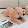 Kawaii Lying Prone Pose Labrador Retriever Plush Toys Stuffed Big Size Animal Throw Pillow Cozy Warm Sleeping Companion