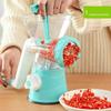 Manual Meat Mincer Food Processor Grinder Portable Blender Sausage Maker Stuffer Stainless Steel for Beef Fish Pork