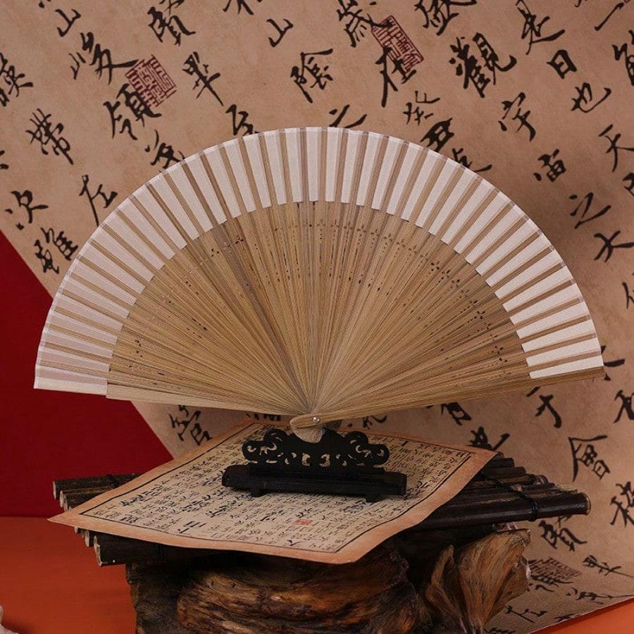 Summer Fan Antique Fan Folding Fan Antique Folding Fan Hanfu Fan New Chinese Female Fan Dance Fan Small Fan