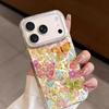 3D Embossed Butterfly Floral Clear Case for Apple iPhone 16 Pro Max/17 Pro