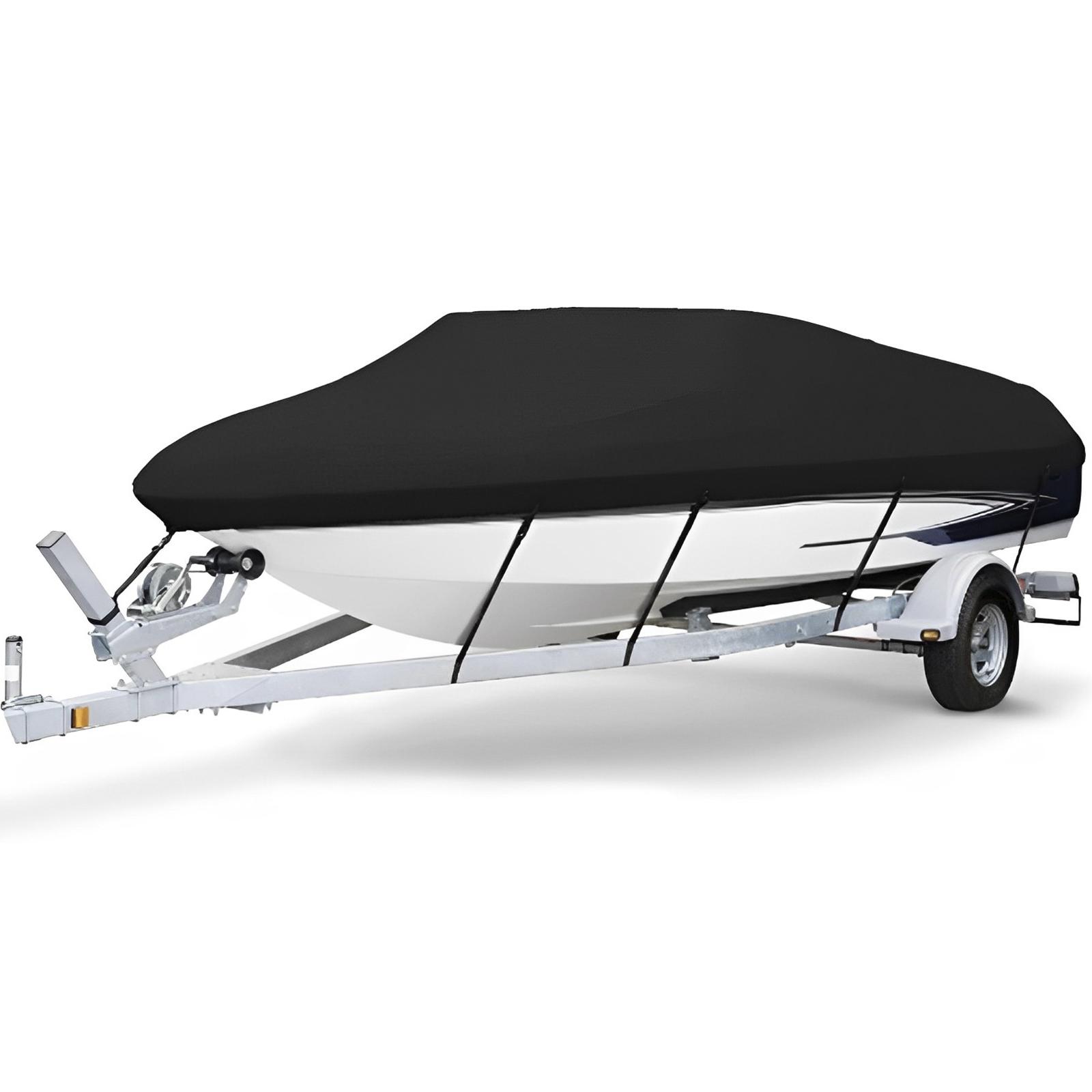 

Чехол для яхты 20-22 футов Чехол для лодки с защитой от ультрафиолета, водонепроницаемый, прочный, ткань Оксфорд, V-образный корпус, TRI-корпус, аксессуары для лодок Runabout чёрный