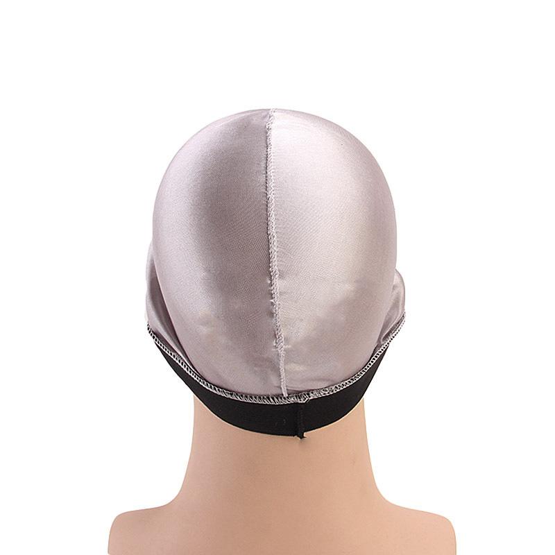 1Pc Night Sleep Headcover Street Style Hair Accessories Breathable Wave Cap Hair Loss Wig Caps Elastic Chemo Cap Imitation Silk