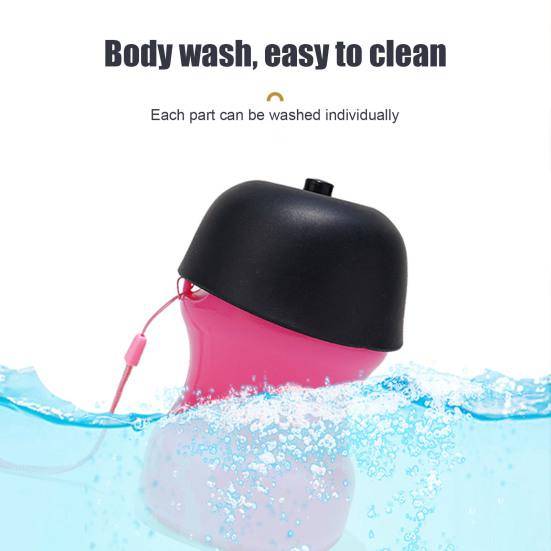 Kelímek na vodu pro domácí mazlíčky Nepropustné silikonové těsnění Přenosná skládací cestovní miska Snadno se čistí Miska pro pomalé krmení Láhev na vodu pro psy