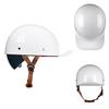 Casco da motociclista vintage, casco da ciclismo all'aperto, casco da baseball aperto, casco leggero, da uomo e da donna, per bicicletta e scooter, mezzo casco