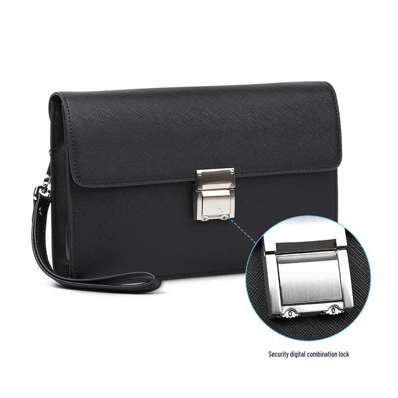 

Мужской кожаный клатч SCHWARZETIENNE с кодовым замком