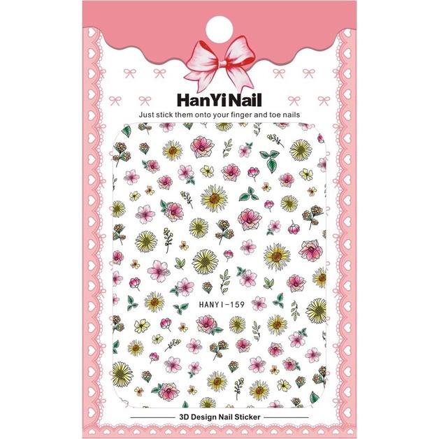 Sunflowers Flowers Thin Nail Stickers Decals Nail Decoration Nail Art Design