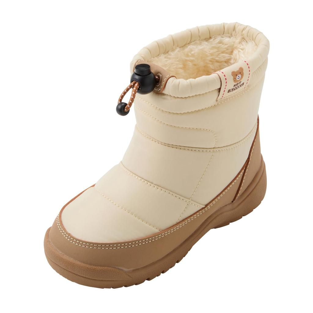 MIKIHOUSE HOT BISCUITS Boots, Boys and Girls, Baby, Kids, Beige, Size 18cm, 73-9401-499