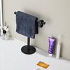 Mordern Hand Towel Holder T-Shape Standing Towel Rack Countertop Stainless Steel Towel Storage Organizer for Bathroom or Kitchen