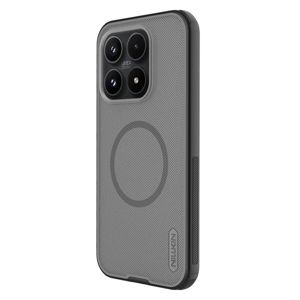 NILLKIN Super Frosted Shield Pro pre Xiaomi 17 Magnetický kryt Matný PC TPU Priehľadný čierny Zadný kryt telefónu