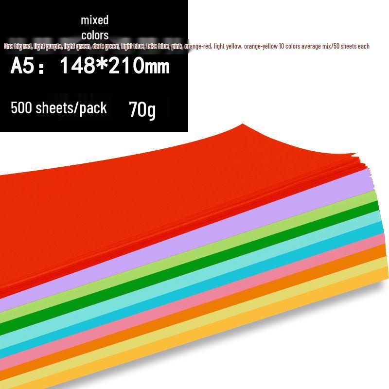 Bright Red A4 Extra Thick Paper for Photocopy, Printing & Origami