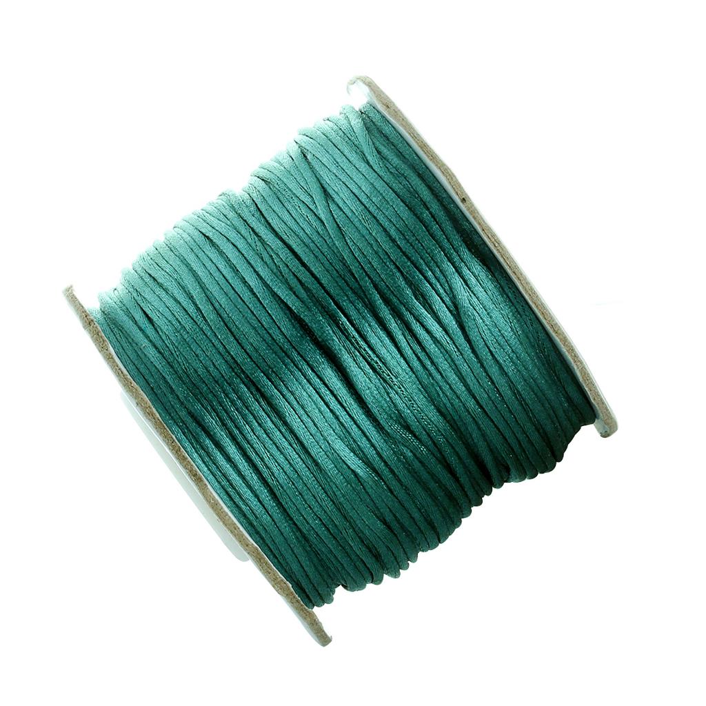 50/80yards Korean Silk Thread Chinese Knot Woven Thread String Cord For DIY Jewelry Making Tassels Beading String Accessories