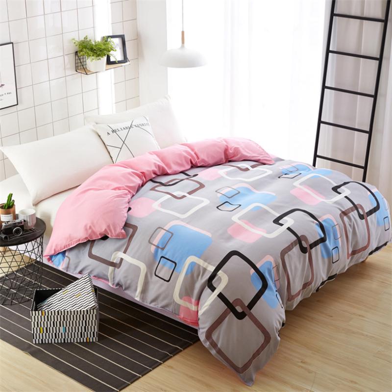 Printing Flower Quilt Cover Fashion Cotton Bedding Luxury Bedclothes
