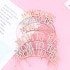 Rose Golden Silver Color Mom To Be Tiara Crown Headband For Party Decorations