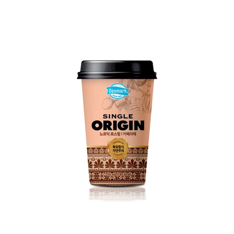

Dongwon Denmark Origin Coffee 250mL Cafe Latte Cup Coffee/Convenience Store Coffee/Waterless, 250ml, 24 pieces