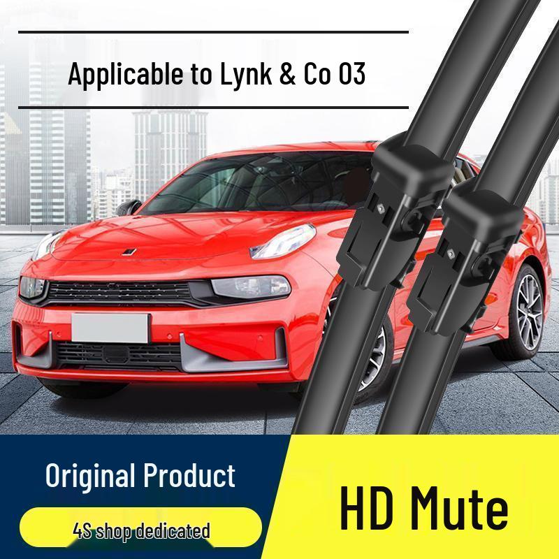 Original Frameless Front Wiper Blade with Rubber Strip for 2021 Lynk & Co 03