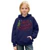 Boys and Girls Christmas Hoodie Sweatshirt Casual Comfortable Pullover Top for Holiday