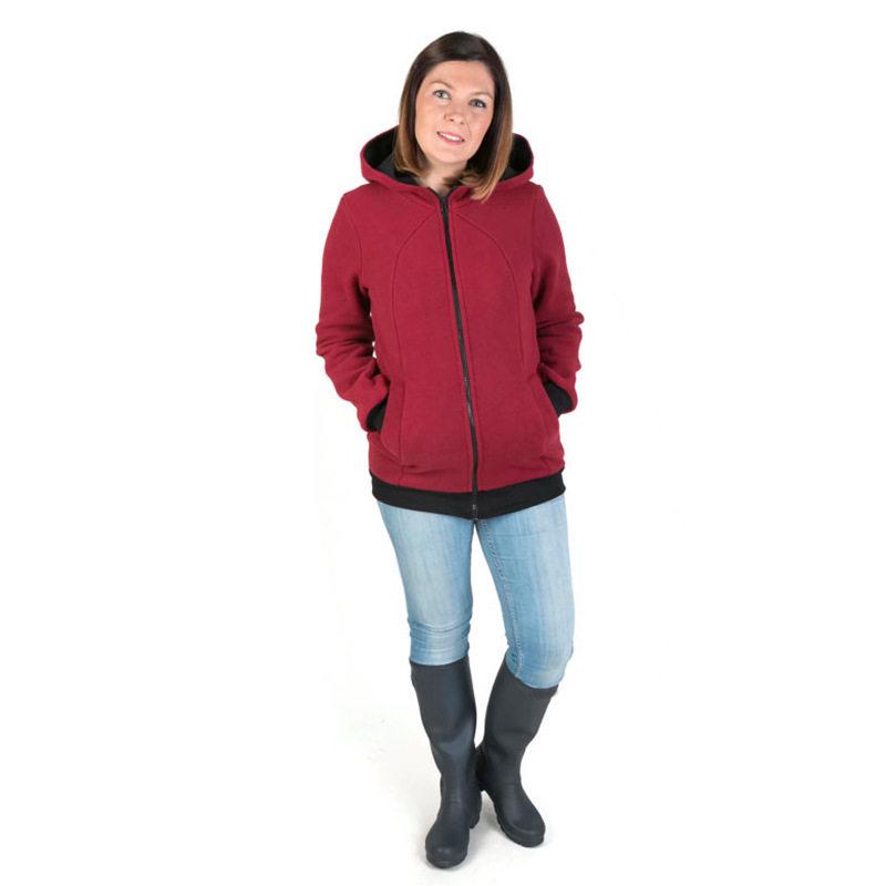 2025 Women's Autumn/Winter Hot-Selling 3-in-1 Multifunctional Mummy Kangaroo Hoodie Coat