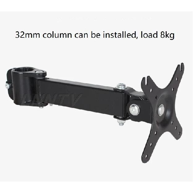 Monitor Universal Extension Arm Black White Desktop Stand Full Motion Steel Suporte Monitor Holder 14"-27" Mount Bracket