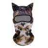 MultiFunctional 3D Cats Pattern Balaclava for Various Sport Cycling Face Mask Ice Silk Stretchy Headcover Hat for Outdoor