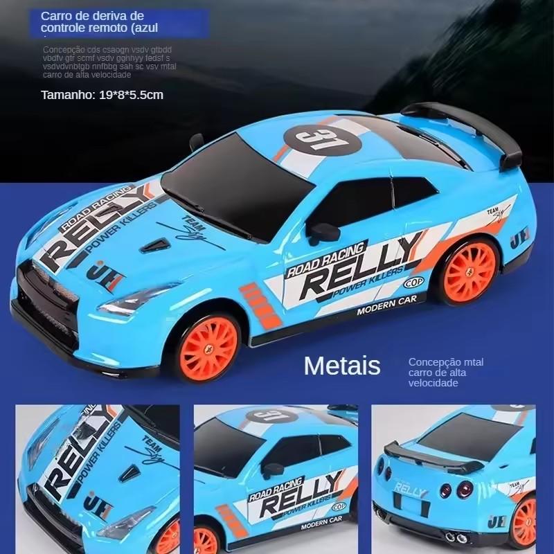 Rc Drift Car With Led Light Remote Control Vehicle Ae86 Professional High Speed Racing Toys For Kids Children Adults Gifts