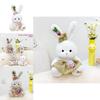 Bunny Plush Toy With Pink Dress Soft Rabbit Stuffed Animal For Kids Gift