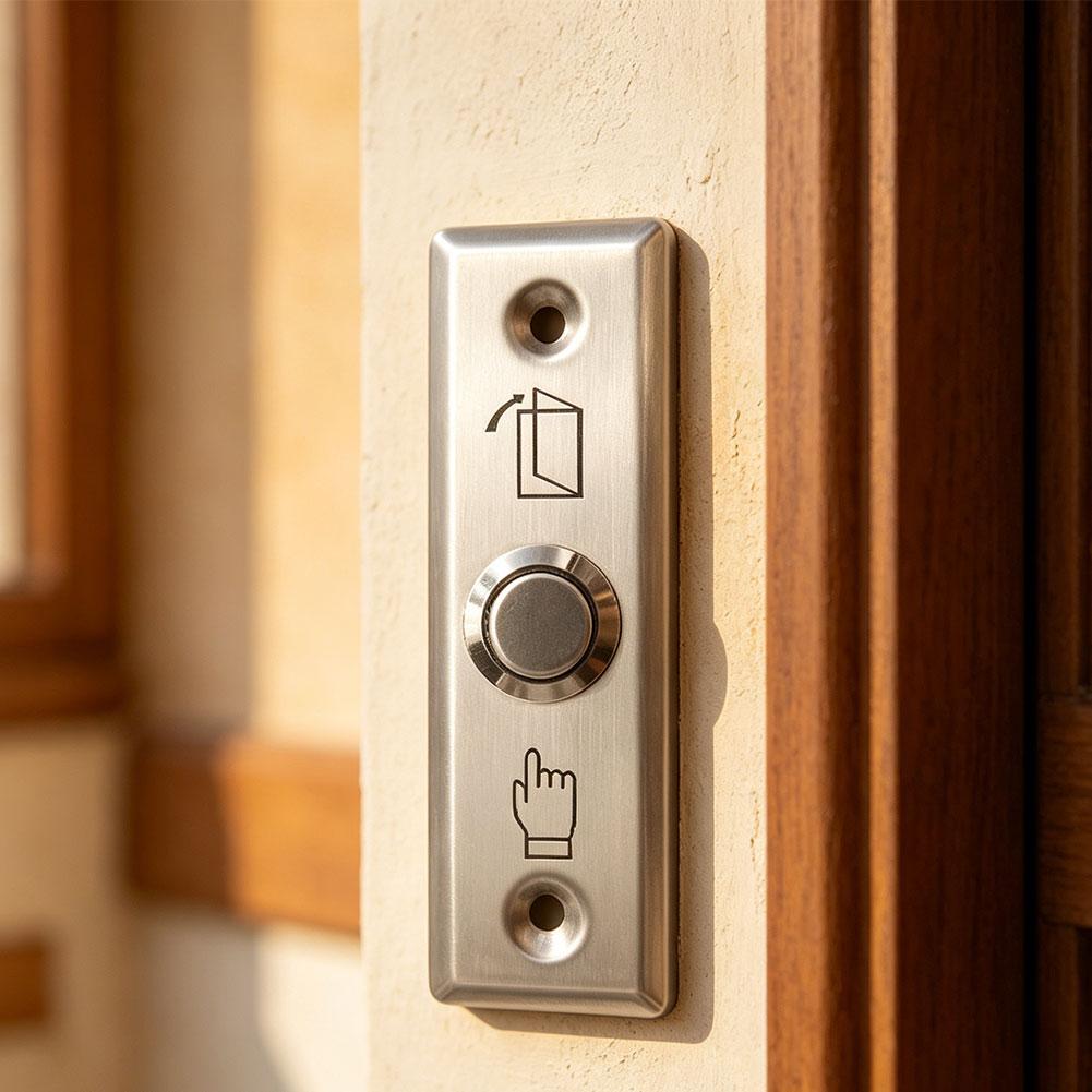 1pcs Stainless Steel Exit Button Push Switch Door Opener Release For Access Controler Smart Lock For Electrical Switches