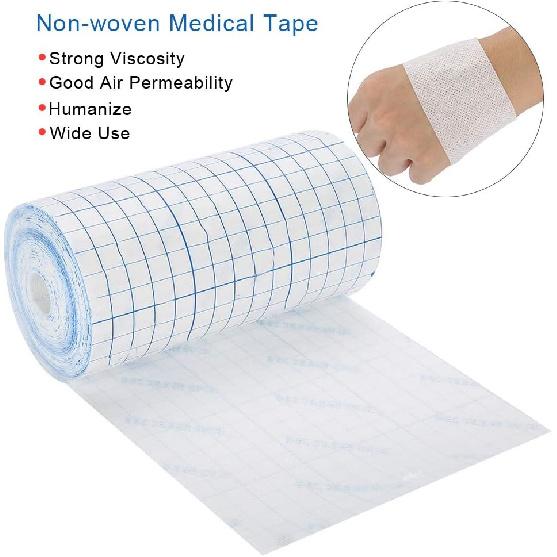 Tape, Breathable Medicals Tape Non Woven Adhesive Wound Dressing Medicals Fixation Bandage, Medicals Tape for Wound Care (15cm*10m)