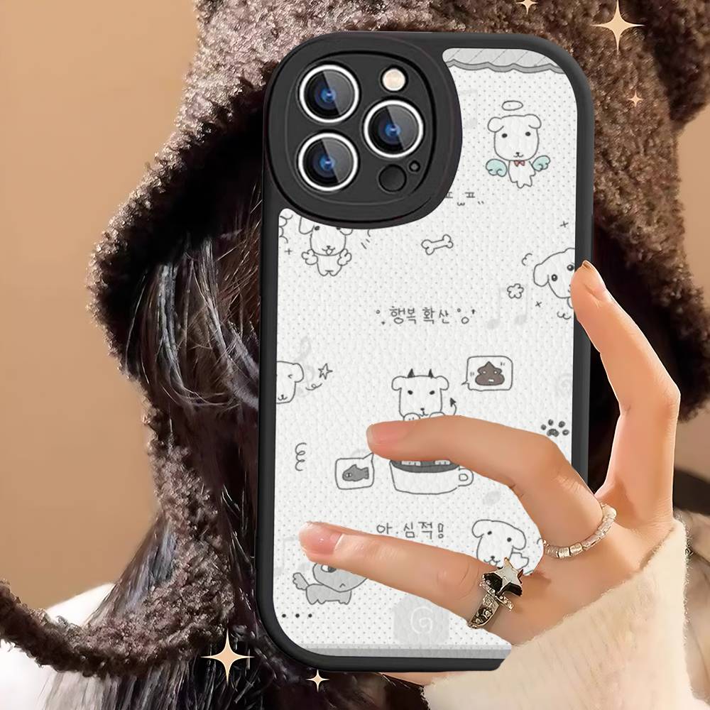 Anime Ganadi Leather Phone Case For IPhone 16 15 14 13 12 11 Pro Max Plus Shockproof Cover