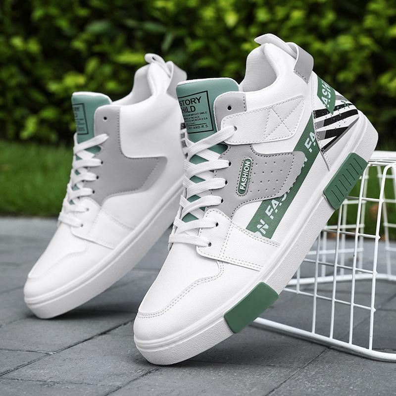 Herren Skateboardschuhe 46 High Top Freizeitsneaker Atmungsaktive Straßenschuhe Schwarze Flatschuhe Laufschuhe Chaussure Homme