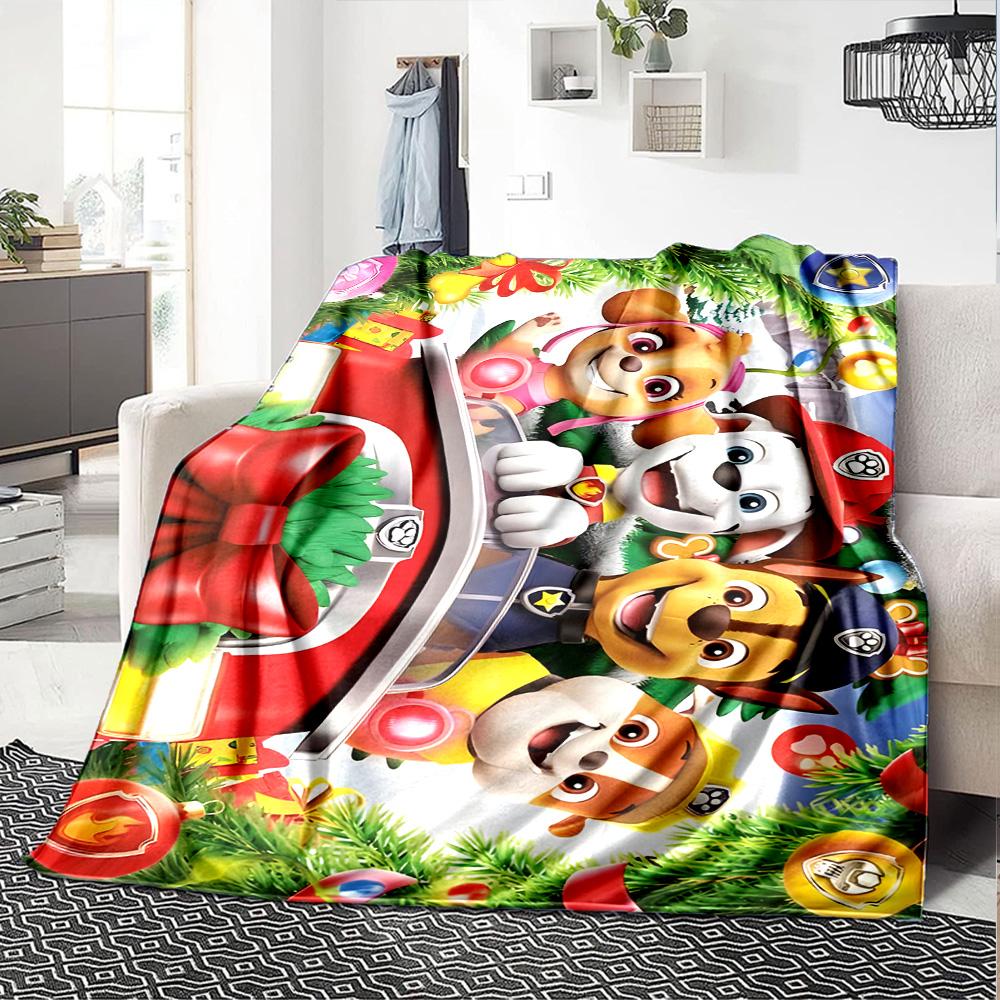 1pc Paw Paw21 Blanket, Gift, for Men and Women, Soft Blanket, Good for Sofa Bed Couch Travel, Lightweight Flannel Blanket
