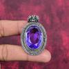 Amethyst Pendant Gemstone Jewelry, 925 Solid Sterling Silver Pendant, Gift For Women Handmade Pendant