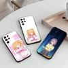 2,5-dimensionale Verführung Amano Ririsa Handyhülle Für Samsung S25,24,23,22,30,21,10,9,Ultra,Plus,Lite,FE,4,5 G Weiche Schwarze Hülle