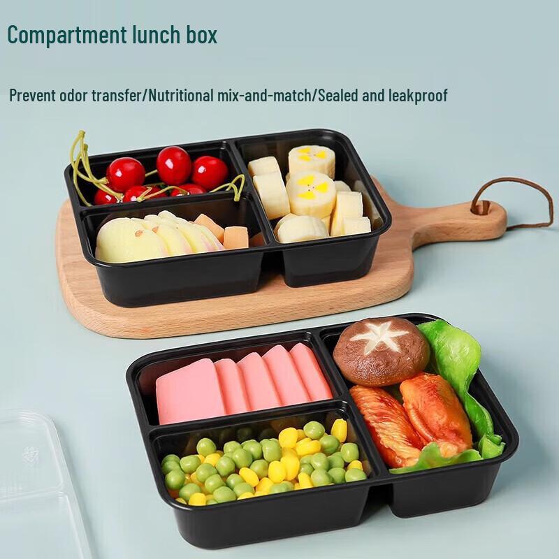 Disposable Multi-Compartment Meal Boxes