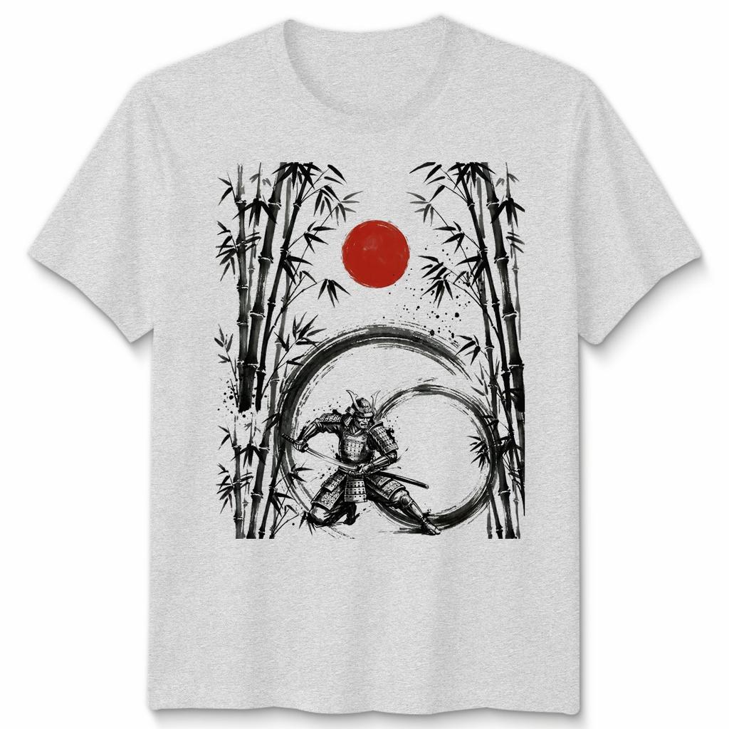 Samurai Warrior Japanese Culture Mens T-Shirt Womens Graphic Tee Bushido Spirit