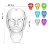 192 LEDs Face Neck Mask 7 Colors Red Light Beauty Device Rechargeable