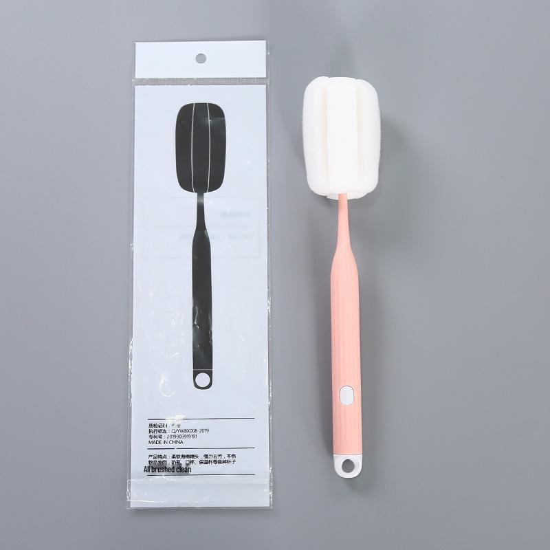 Long Handle Insulated Cup Brush Set for Washing Tea Cups and Milk Bottles