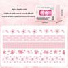 5pcs Sakura Flower Washi Tapes Set Mini Tape Set Adhesive Masking Tape 1cm Decoration Stickers for Diary DIY Handwork
