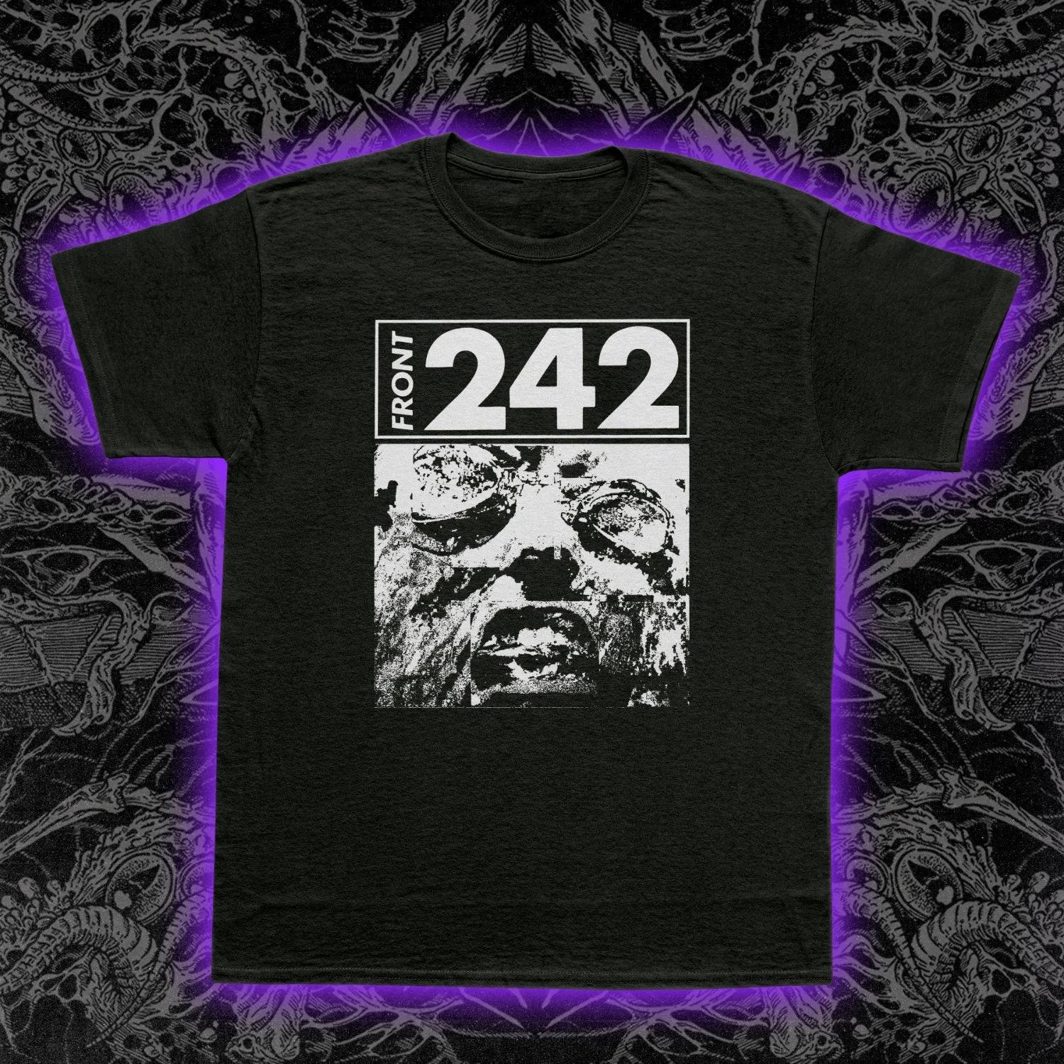 Футболка Front 242 EBM Индустриальная Электронная Боди-музыка Бельгийская группа Футболка S-5XL XXXXL