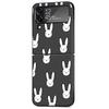 Custodia Bad Bunny X100pre Per Samsung Galaxy Z Flip 3 4 5G Nera Rigida PC Alloggiamento Telefono Z flip4 Lusso Coque Guscio