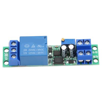 Timer-Relaismodul, 0-25 s, einstellbare Verzögerungsschalterplatine, DC 12 V, Zubehör für Heimfahrzeuge