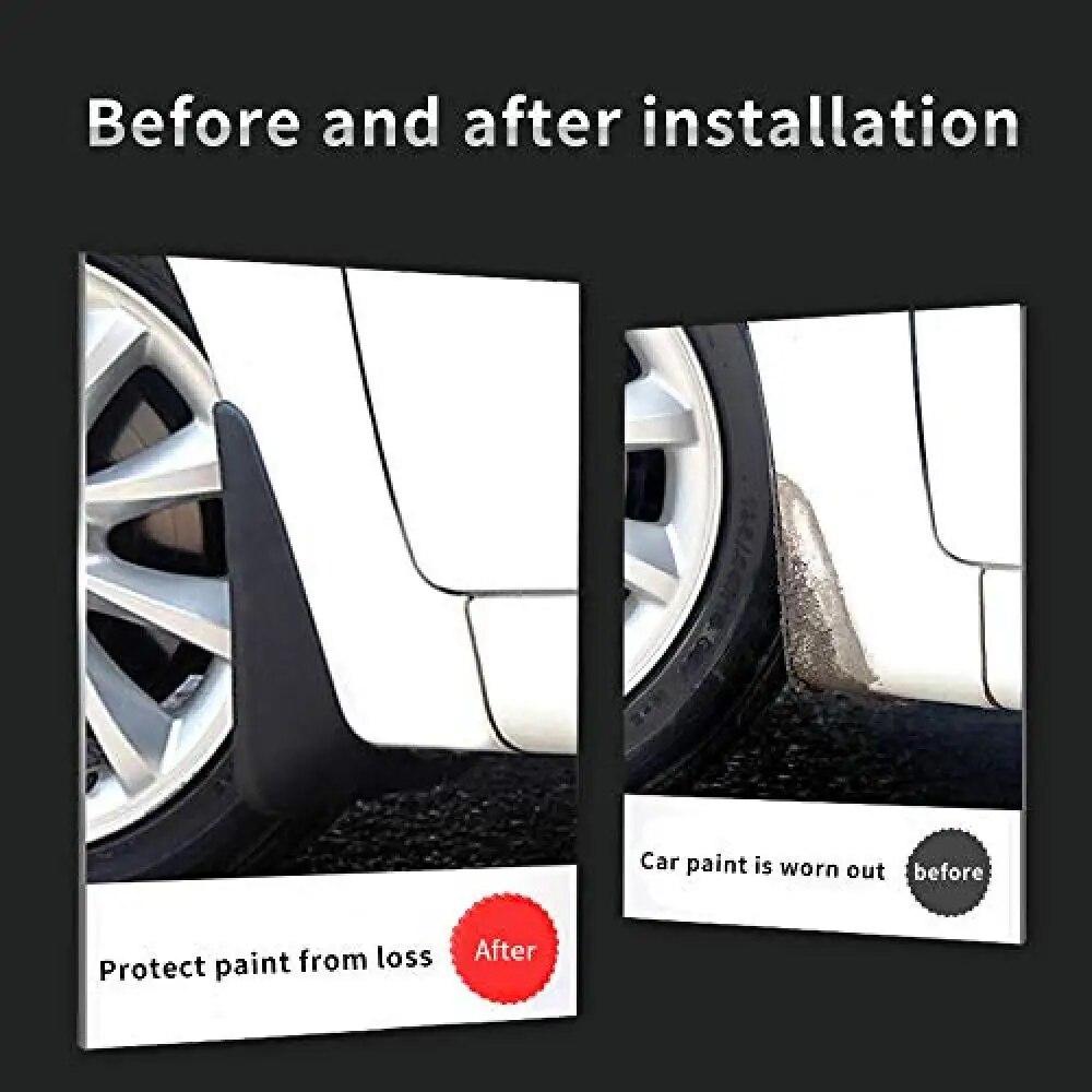 Car Mudguards For VOLVO S60 2010 2012 2013 2014 2015 2016 Car Splash Guards Mud Flaps Accessories Front and Rear Set of 4PCS