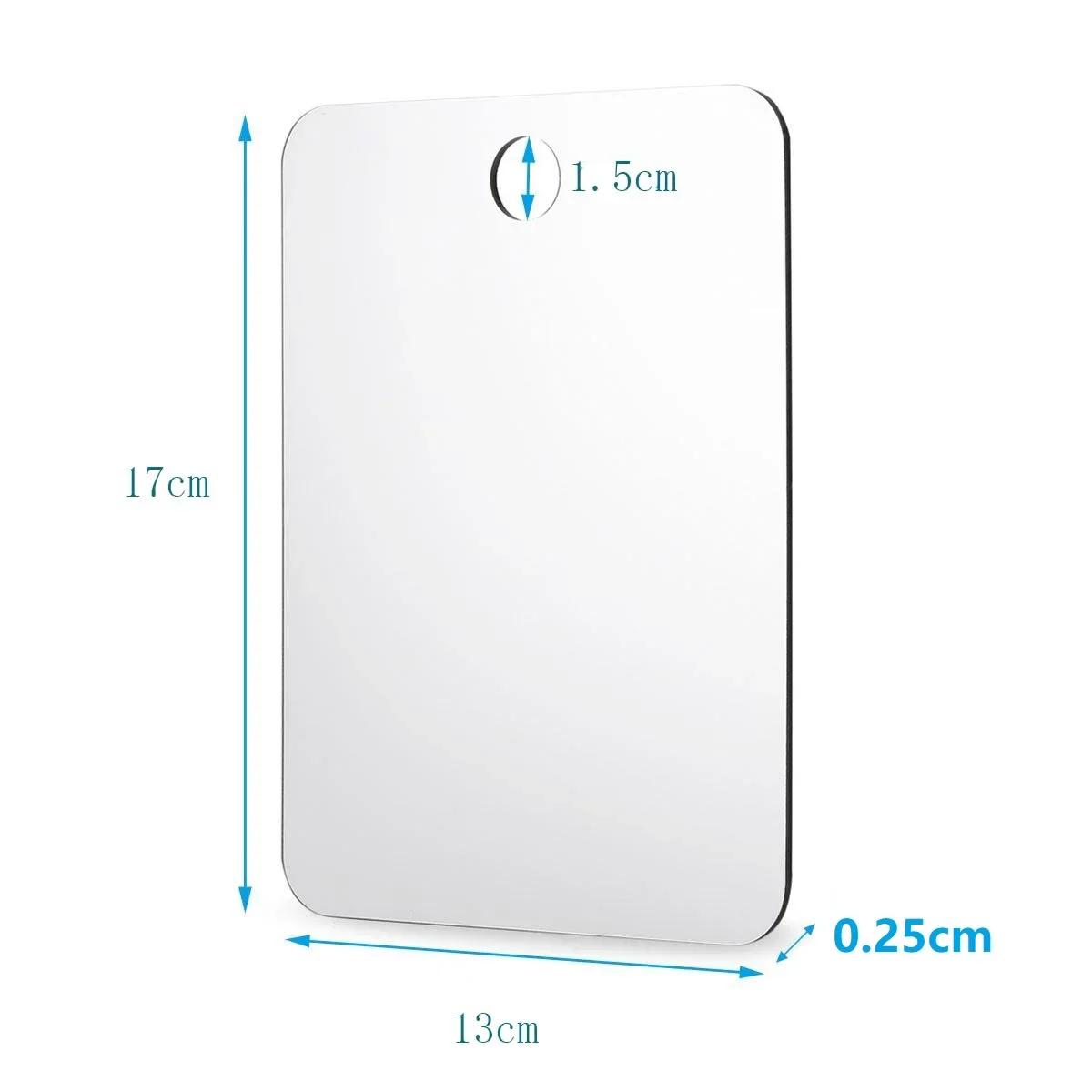 

Bathroom Shower Mirror Pocket Travel Makeup Tools Women Hand Mirror Face Shave Accessories For Men Washing Shaving Makeup Tools