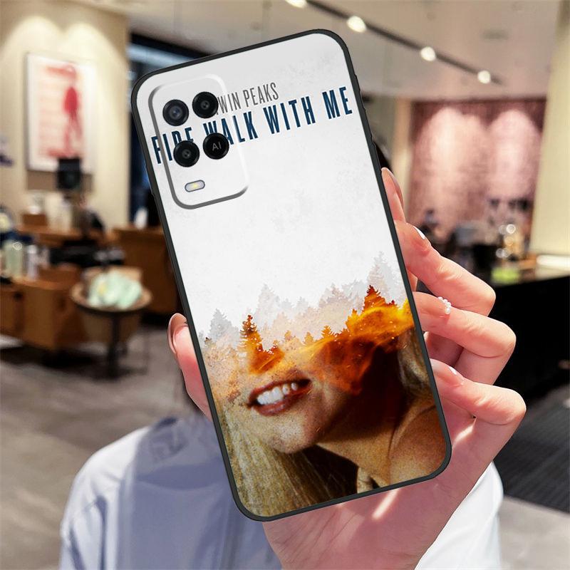 Fire Walk With Me Twin Peaks Case For Oppo A94 A74 A54 A18 A38 A58 A78 A98 A40 A60 A80 A16 A76 A96 A15 A17 A77 A57S Cover