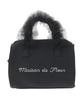Maison de FLEUR Tüllgriff 2-Wege Boston Tasche, Schwarz, F Tragetasche, 08000717700