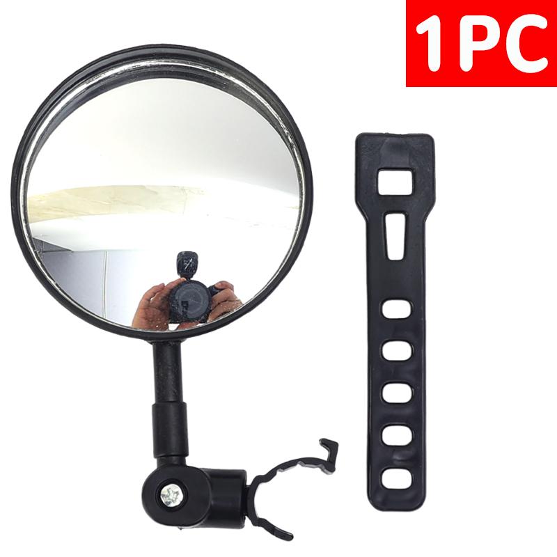 1/2PCS Motorcycle Strap Rearview Mirror Electric Scooters Motorbike Bicycle Extended Rear Reflector Back Mirror Riding Equipment
